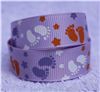 Order  Foot Print Ribbon - Lt Orchid