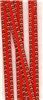 Order  Bling Gold Edge Ribbon - Poppy Red