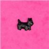 Order  Novelty Button - Black Scottie Dog