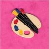 Order  Novelty Button - Artist Pallette