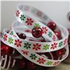 Order  Skinny Christmas Ribbon Poinsettia - Red/Green