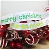 Order  Skinny Christmas Ribbon Merry Christmas - Green/Green C
