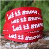 Order  Christmas Ribbon - Let it snow/Red