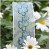Order  Full Blooms Ribbon - Sheer Flower Line/Blue