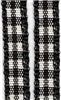 Order  5mm Gingham Ribbon - Black