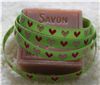 Order  10mm Single Heart Ribbon - Apple Green
