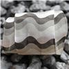 Order  Monochrome Ribbons - 40mm Black/Silver Waves