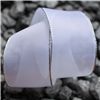 Order  Monochrome Ribbons - 40mm Sheer White/Silver Edges