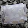 Order  Monochrome Ribbons - 70mm White Glitter Dots