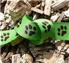 Order  Paw Print Ribbon - Lime Grosgrain