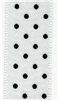 Order  15mm Micro Dot Ribbon - White