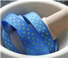 Order  Grosgrain Ribbon - Swiss Dot Royal/Lime