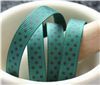 Order  Grosgrain Ribbon - Swiss Dot Hunter/Black