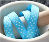 Order  Grosgrain Ribbon - Swiss Dot Island Blue/White