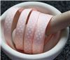 Order Grosgrain Ribbon - Swiss Dot Moonstone/White