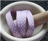 Order  Grosgrain Ribbon - Swiss Dot Fresco White