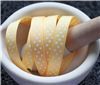 Order  Grosgrain Ribbon - Swiss Dot Buttercup White