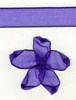 Order  10mm Sheer Ribbon - Purple