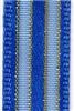 Order  15mm Sheer Ribbon - Royal/Gold Stripe