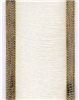 Order  23mm Gold Edge Sheer Colour Baby Maize