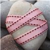 Order  Saddle Stitch Ribbon - Pink/Brown
