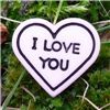Order  Buttons - I Love You Heart - Pink