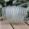 Order  Wedding Ribbon - Sheer Gold/Silver Striped