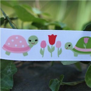 Animal Cuties - Pink and Green Turtles
