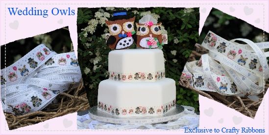 wedding owl ribbon 
