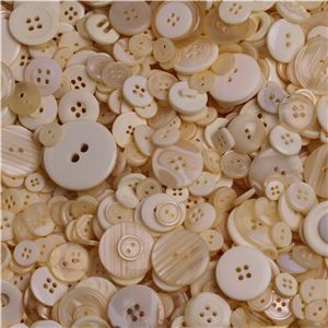 Basics 2 Go Buttons - Cream