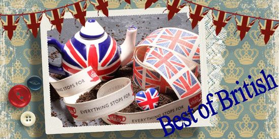 jubilee ribbons, best of british, made in england ribbons