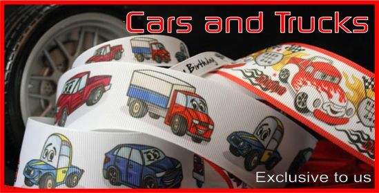 car and truck ribbons