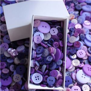 Button Box - Delphinium Crush