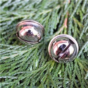 Christmas Button - Metal Bell