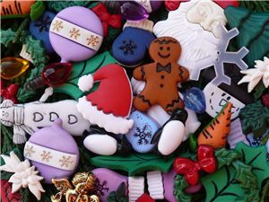 hristmas buttons