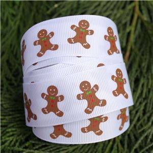 Christmas Ribbon - Crafty Gingerbread Men