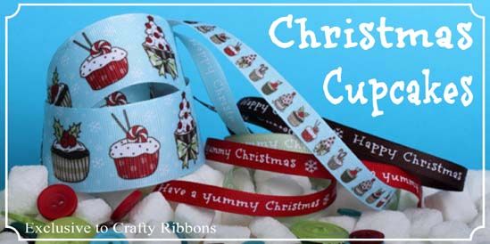 Christmas cupcake ribbons
