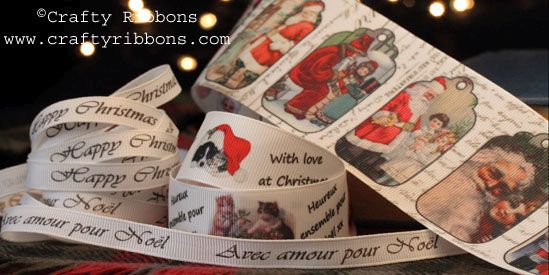 vintage Christmas ribbon