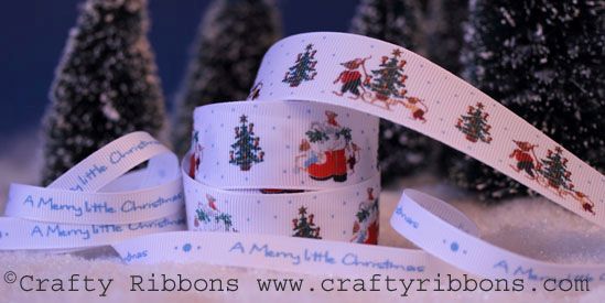 christmas mice ribbon