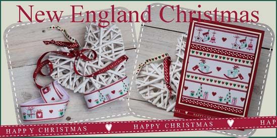 new england christmas ribbon, rustic christmas ribbon