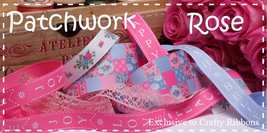 Patchwork rose ribbon