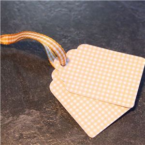 Mini Check Tags - Gold