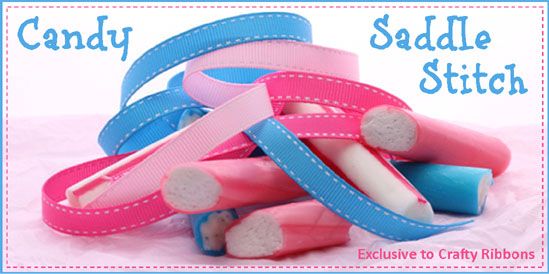 candy saddle stitch ribbon