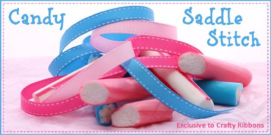 candy saddle stitch ribbon