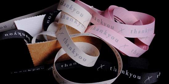 thank you groagrain ribbon