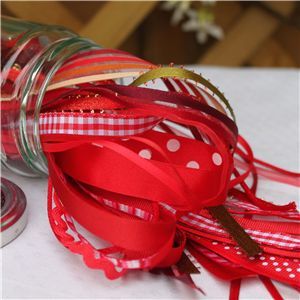 Jam Pot Ribbons - Cherry