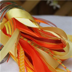 Jam Pot Ribbons - Tawny
 Orange