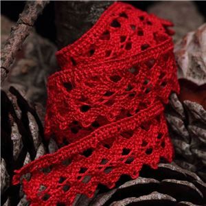 Clermont Cotton Lace - Red