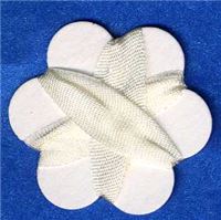 7mm Silk Ribbon - Bridal White