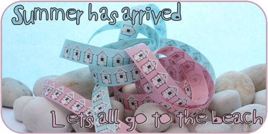 beach hut ribbons